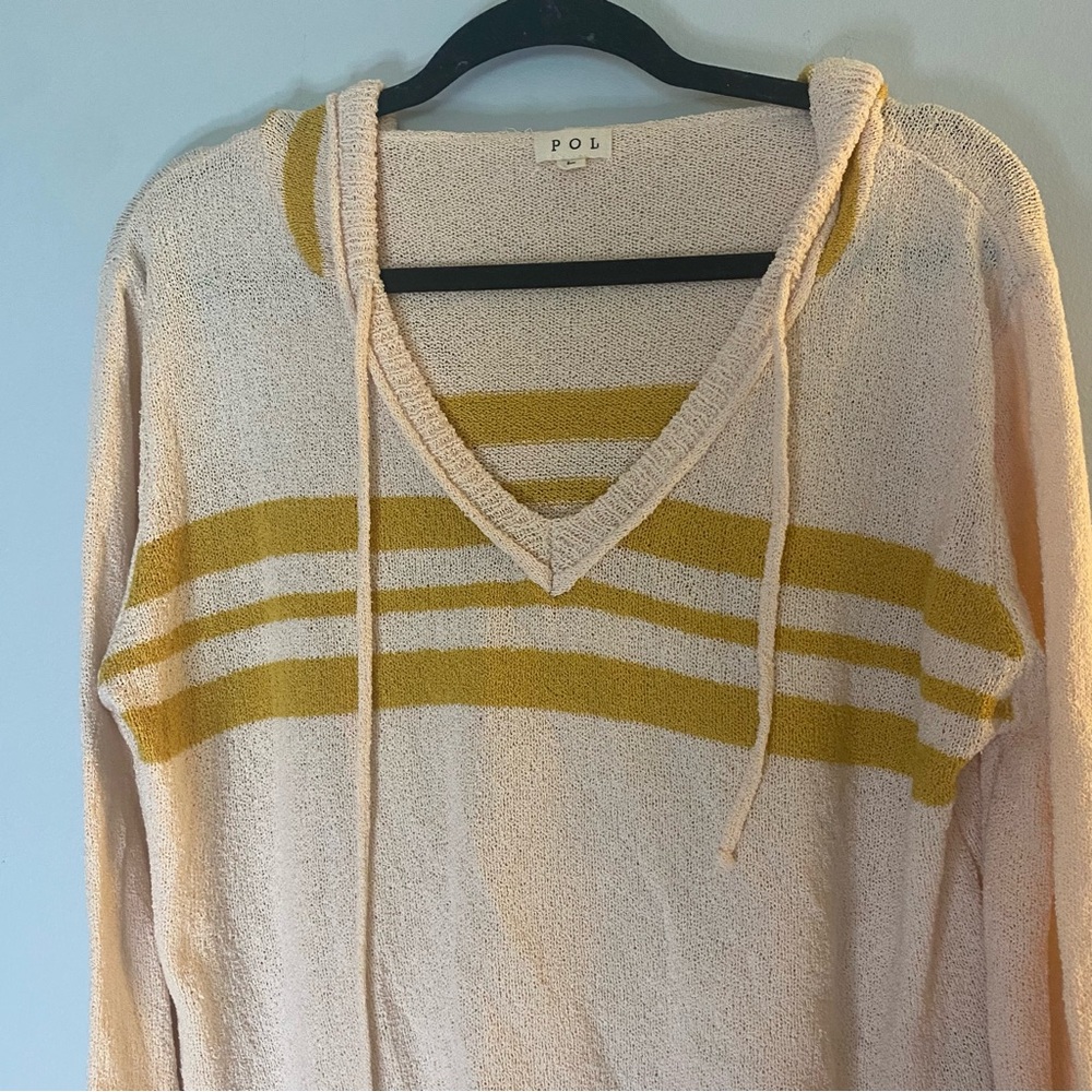 POL Women’s Oversized Lightweight Hoodie with Bell Sleeves Size Large - Picture 4 of 10